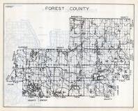 Forest County Map, Wisconsin State Atlas 1933c